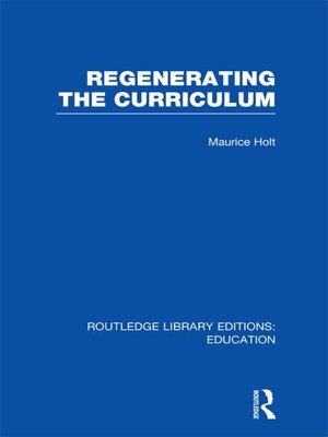 cover image of Regenerating the Curriculum